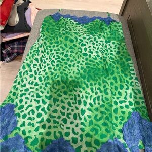 Green and Blue Animal Print lingerie